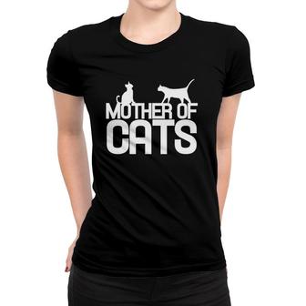 Mother Of Cats For A Crazy Cat Lady Women T-shirt | Mazezy AU