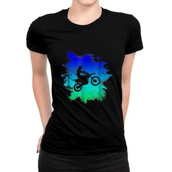 Motocross And Dirt Bike Women T-shirt | Mazezy