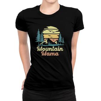 Mountain Mama Camping Hiking Mom Adventure Mothers Day Women T-shirt | Mazezy