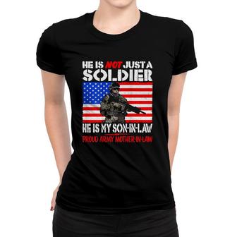My Son-In-Law Is A Soldier Proud Army Mother-In-Law Gift Women T-shirt | Mazezy