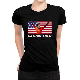 Nathan Chen American Figure Skater 2022 Ver2 Women T-shirt | Mazezy