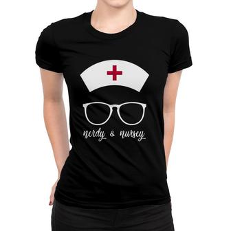 Nerdy & Nursey - For Gamer Geek Healthcare Workers Women T-shirt | Mazezy AU