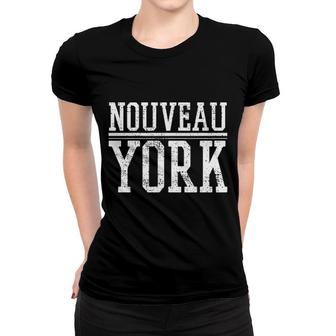New York Nouveau York States Women T-shirt | Mazezy