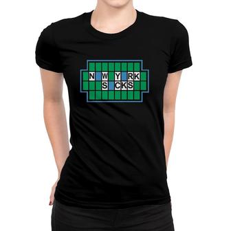 New York Sucks Funny I Hate New York - New York Sucks Premium Women T-shirt | Mazezy
