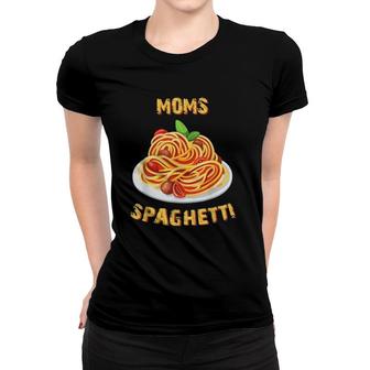 Nice Moms Spaghetti Lover Foodie Women T-shirt | Mazezy