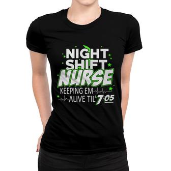 Night Shift Lcopy Women T-shirt | Mazezy