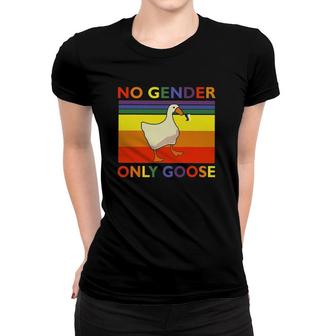 No Gender Only Goose Retro Vintage Women T-shirt | Mazezy