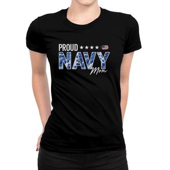 Nwu Proud Navy Mother For Moms Of Sailors And Veterans Women T-shirt | Mazezy