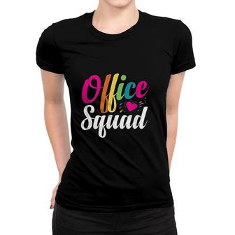 Office Squad Administrative Assistant School Secretary Gift Women T-shirt | Mazezy