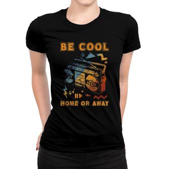 Old School Boombox Urban 1980Er Jahre Thema Vintage Eighties Music Women T-shirt | Mazezy