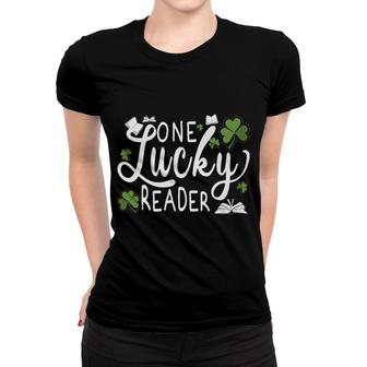 One Lucky Reader Women T-shirt | Mazezy