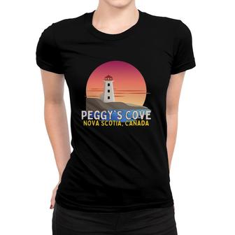 Peggy's Cove Lighthouse Peggys Point Lighthouse Women T-shirt | Mazezy
