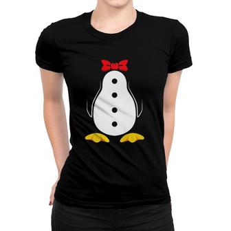 Penguin Costume Tuxedo Halloween Gift For Boys Girls Premium Women T-shirt | Mazezy