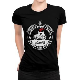 Perfect Diddly Squat Farm Speed And Power Tractor Vintage Women T-shirt | Mazezy