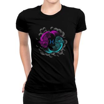 Pisces Zodiac Sign Gift Astrology Women T-shirt | Mazezy