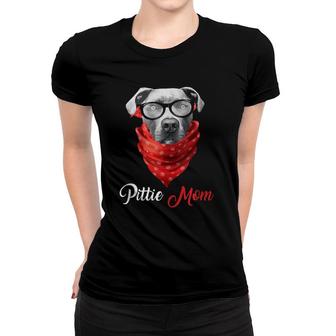 Pittie Mom Design For Pitbull Dog Lovers Mother's Day Women T-shirt | Mazezy