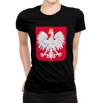 Poland Eagle Polish Flag Tee Women T-shirt | Mazezy