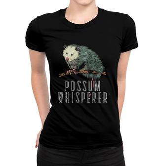 Possum Whisperer Street Cat Opossum Lover Women T-shirt | Mazezy