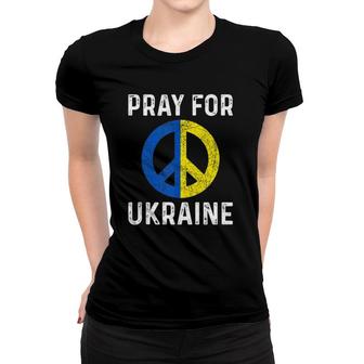 Pray For Ukraine Support Ukraine I Stand With Ukraine Tank Top Women T-shirt | Mazezy