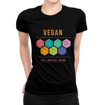 Pride Vegan N Veggie Checklist Funny Women T-shirt | Mazezy