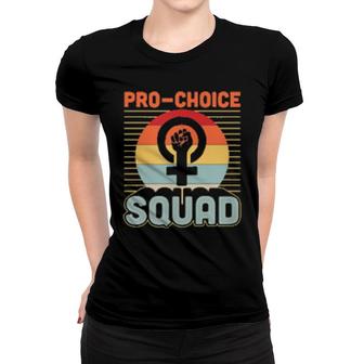 Pro Choice Squad Cute Feminist Matching Group Women T-shirt | Mazezy