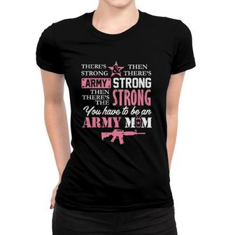 Proud Army Mom Proud Military Mommy Mother's Day Gif Women T-shirt | Mazezy