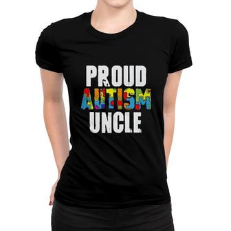 Proud Autism Uncle Women T-shirt | Mazezy