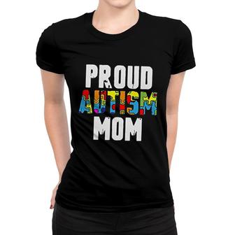 Proud Autsm Mom Women T-shirt | Mazezy