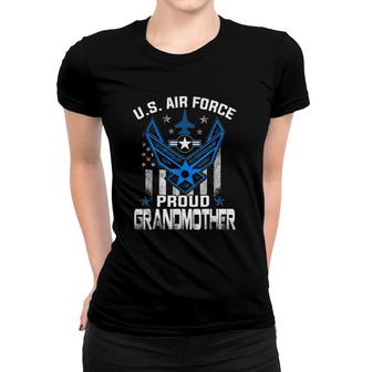 Proud Grandmother US Air Force Stars Air Force Family Women T-shirt | Mazezy