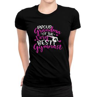 Proud Gymnastics Grandma Gymnast Grandma Women T-shirt | Mazezy