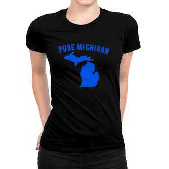 Pure Michigan Vacation Water Lake Fun Gift Idea Premium Women T-shirt | Mazezy UK