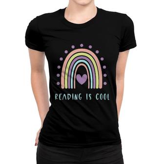 Reading Book Club English Teacher Writer Cute Colorful Women T-shirt | Mazezy