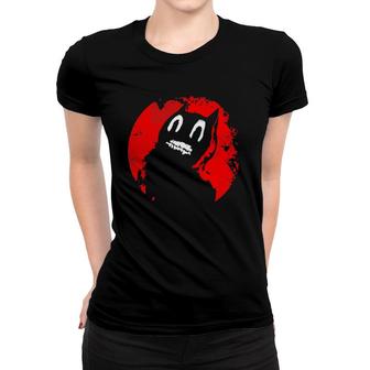 Red Cartoon Cat Costume For Kids Boys Scary Bloody Halloween Women T-shirt | Mazezy