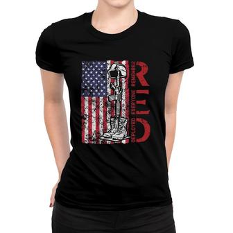 Red Friday Military Remember Everyone Deployed Us Army Retro Women T-shirt | Mazezy