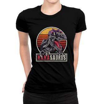 Retro Mamasaurusrex Dinosaur Funny Mama Saurus Mother Women T-shirt | Mazezy