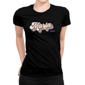 Retro Marfa Texas State Gift Women T-shirt | Mazezy