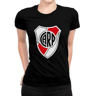 River Plate Argentinian Fan Soccer Pullover Women T-shirt | Mazezy