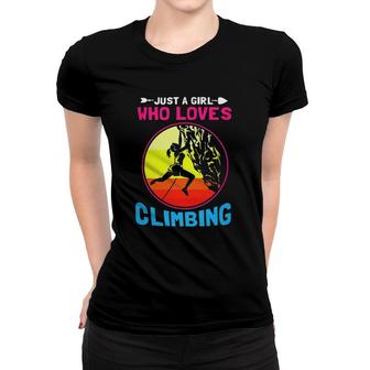 Rock Climbing Girl Mom Mother Daughter Climber Women T-shirt | Mazezy