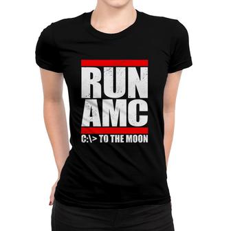 Run Amc To The Moon Women T-shirt | Mazezy