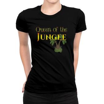 S Made By Mom_Queen Of The Jungle Women T-shirt | Mazezy