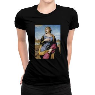 Saint Catherine Of Alexandria 1507 Women T-shirt | Mazezy