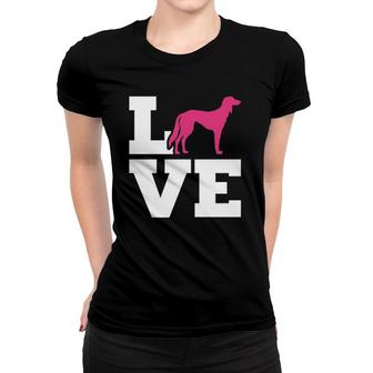 Saluki Love Dog Pet Lover Women T-shirt | Mazezy
