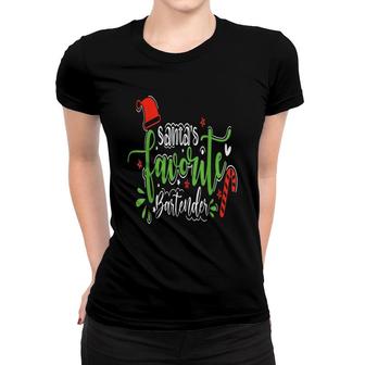 Santas Favorite Bartender Women T-shirt | Mazezy AU