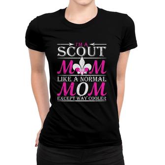 Scout Mom Club Outdoors Boy Leader Scouting Women Gift Women T-shirt | Mazezy