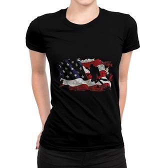 Scuba Diving Usa Flag For Scuba Divers Women T-shirt | Mazezy
