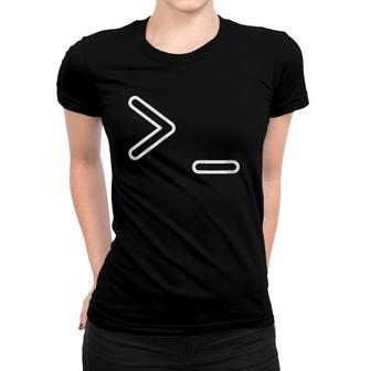 Shell Prompt _ Command Line Interpreter Design Zip Women T-shirt | Mazezy