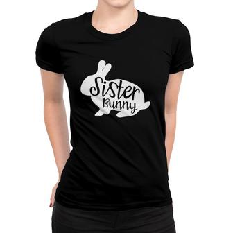 Sister Bunny Cute Rabbit Family Easter Gift Women T-shirt | Mazezy