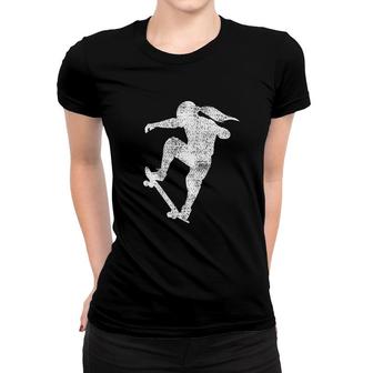 Skater Girl Skateboard Gift Skateboarder Women T-shirt | Mazezy