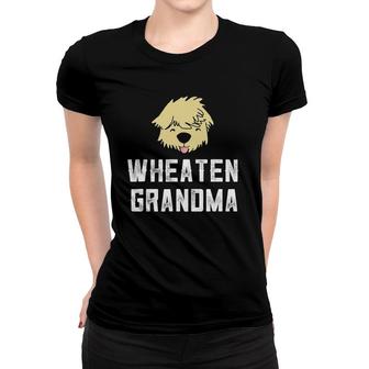 Soft Coated Wheaten Terrier Grandma Grandmother Women T-shirt | Mazezy