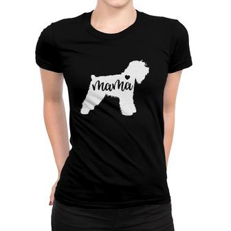 Soft Coated Wheaten Terrier Mama Dog Mother's Day Gift Women T-shirt | Mazezy